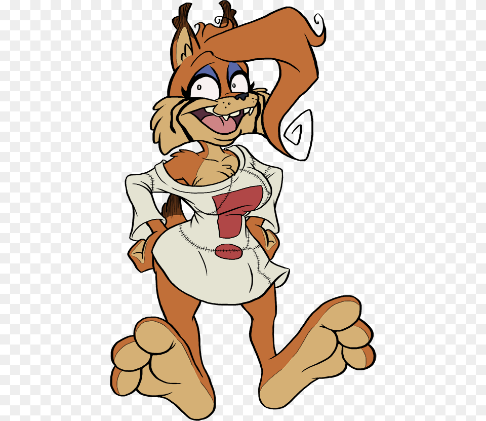 0 Bubsy Bubsy The Bobcat Feet, Book, Comics, Publication, Baby Free Png Download
