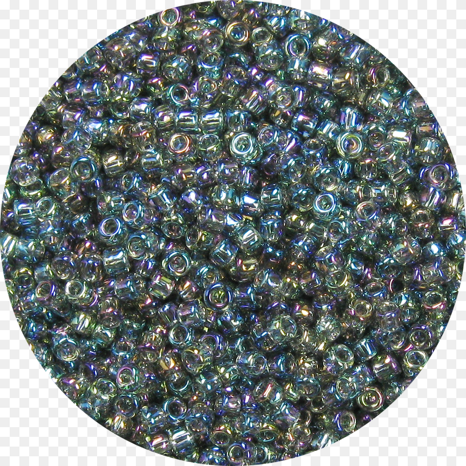 0 Transparent Iridescent Gray Japanese Seed Bead Circle, Accessories, Sphere, Gemstone, Jewelry Png