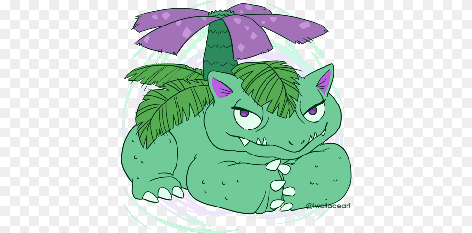 003 Venusaur Cartoon, Book, Comics, Publication, Purple Png