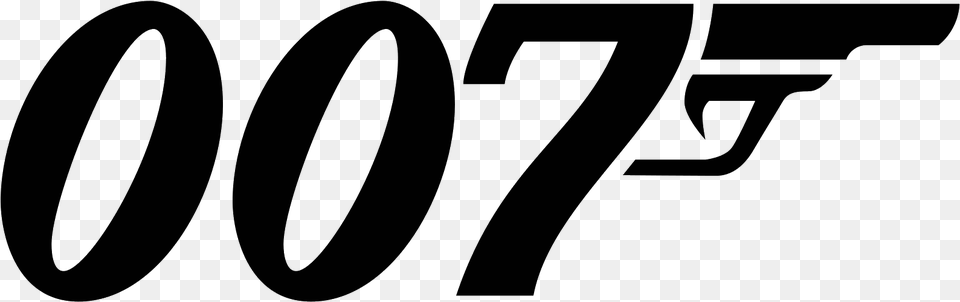 007 Logo Svg James Bond, Gray Png Image