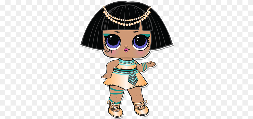 013 Pharaoh Babe Lol Doll Pharaoh Babe, Baby, Person, Face, Head Free Transparent Png