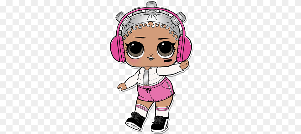 020 Beats Lol Doll Birthday Invitations, Baby, Person, Book, Comics Png