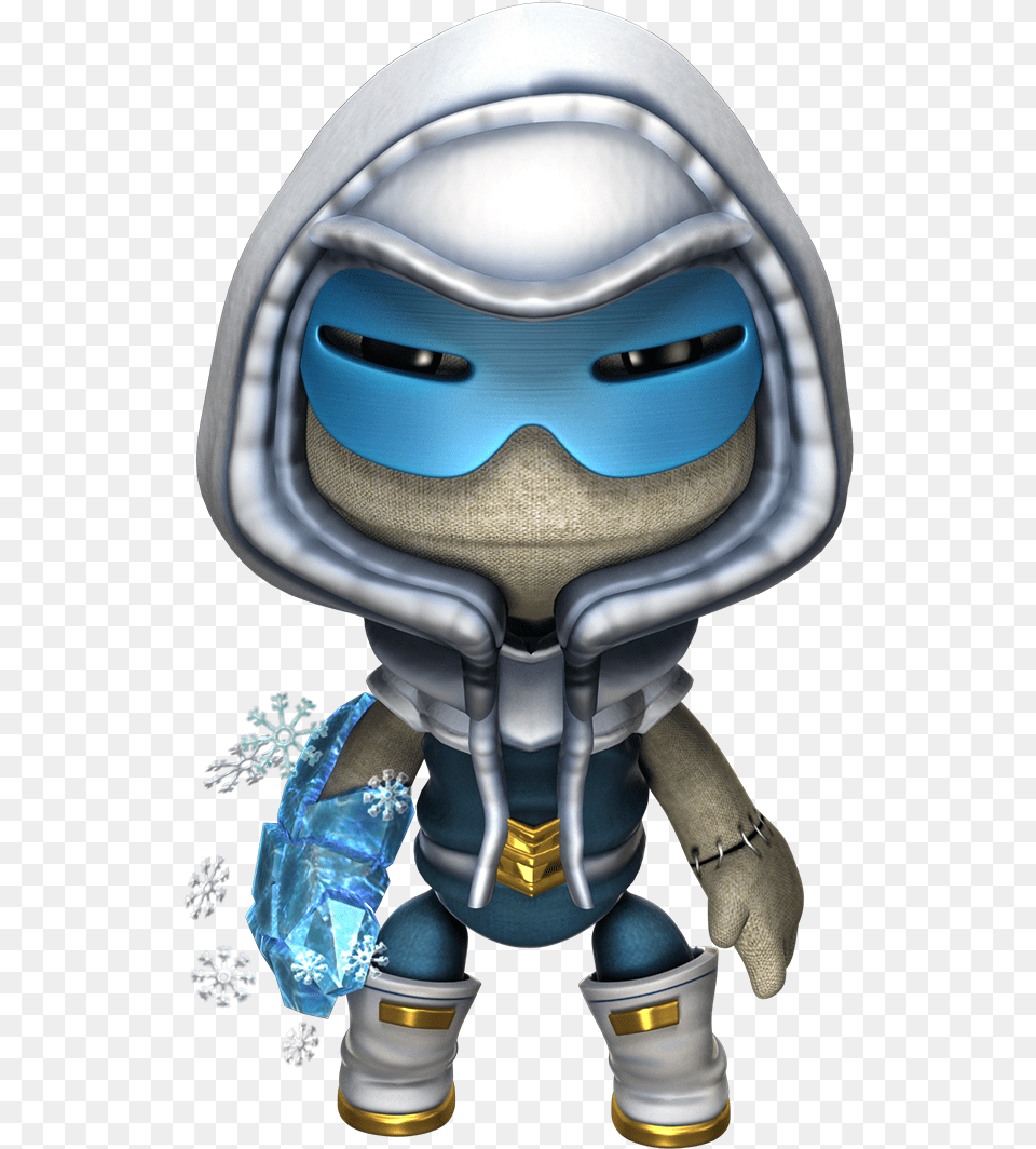 04 48 117 Captaincoldfront Littlebigplanet Captain Cold, Helmet, Alien Free Png