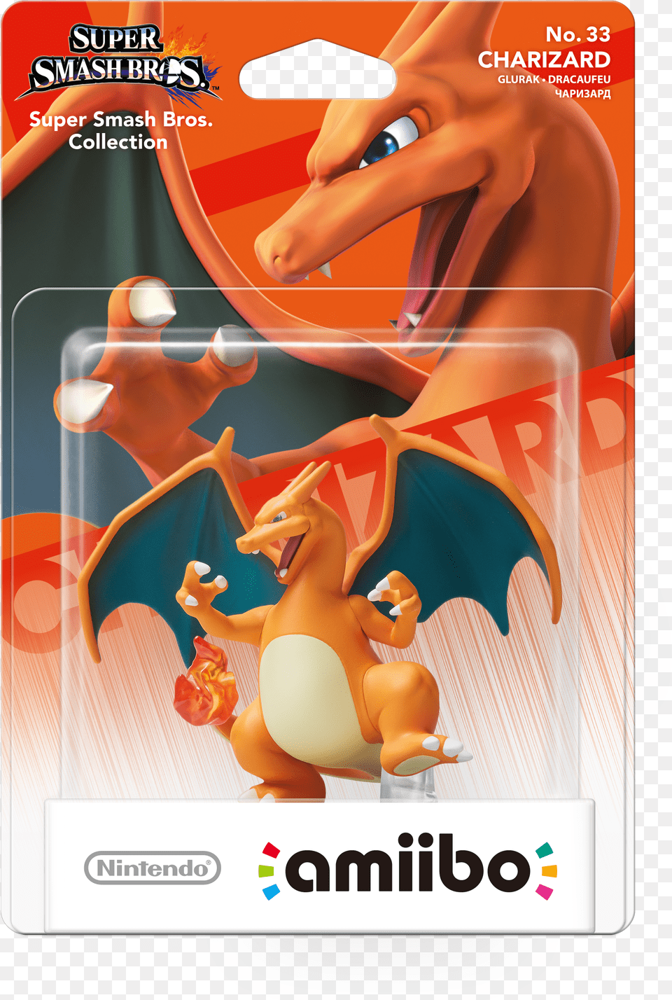 04 Amiibo Cha Super Smash Bros Charizard Amiibo Free Transparent Png