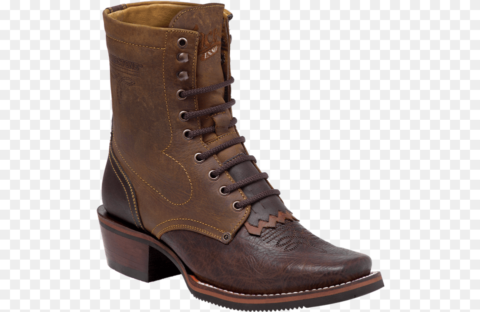 04 Pozole Lace Up Western Wear Boots Work Boots, Clothing, Footwear, Shoe, Boot Free Png