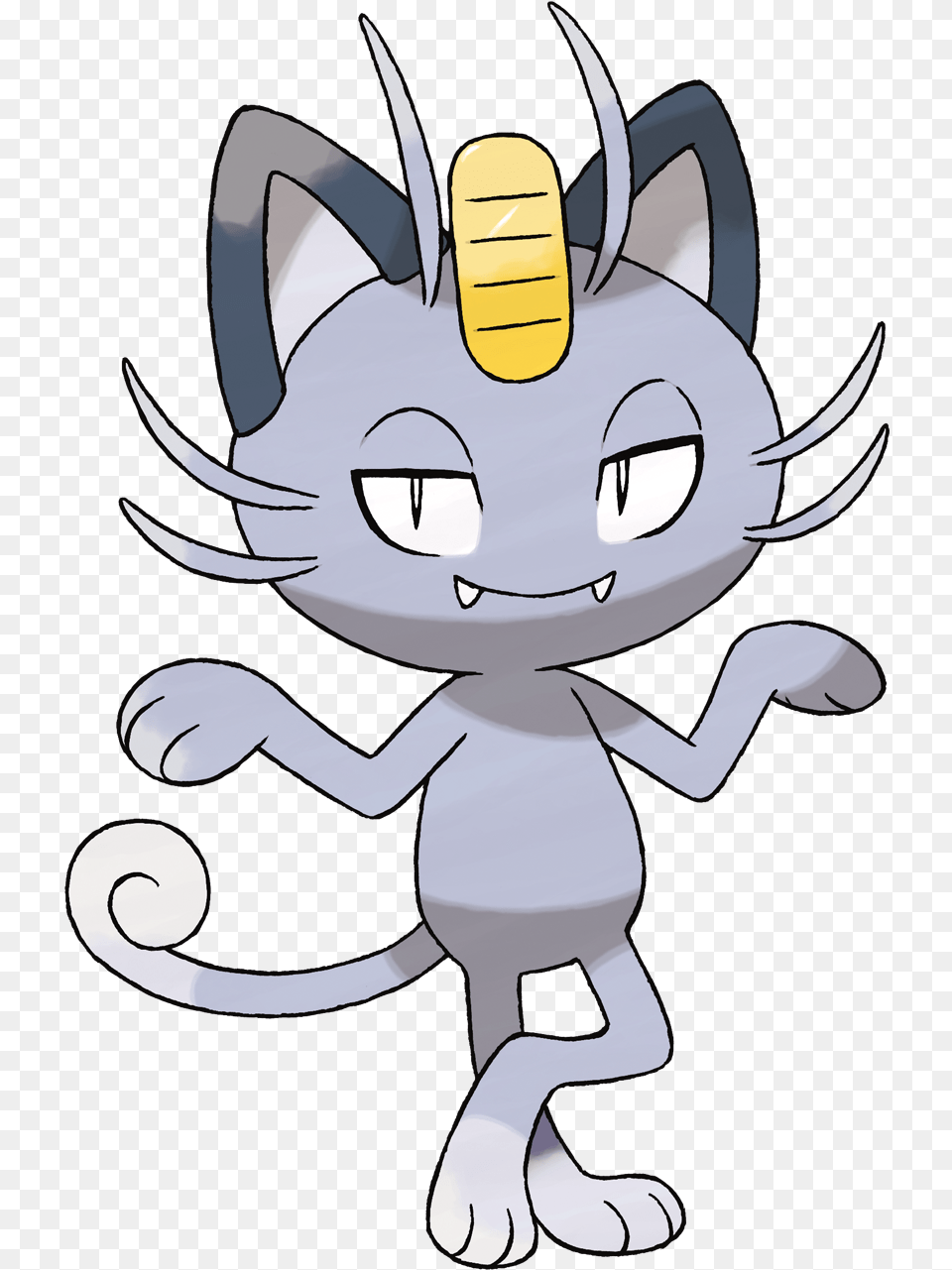 Alolapng Pokemon Tipo Siniestro Alolan Meowth, Baby, Person, Cartoon Png Image