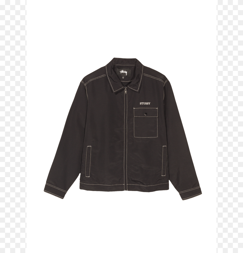099 Black 1 Leather Jacket, Clothing, Coat, Fleece, Long Sleeve Free Png Download