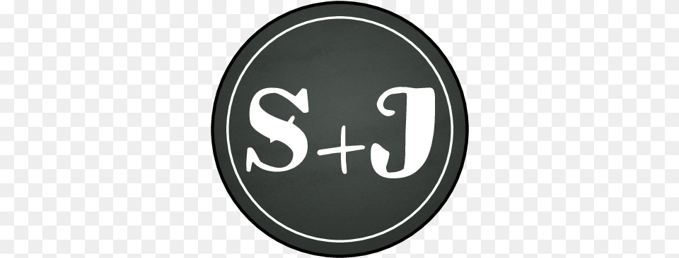 1 2quot Circle Chalkboard Envelope Seal Monogram, Symbol, Logo, Disk, Emblem Png Image