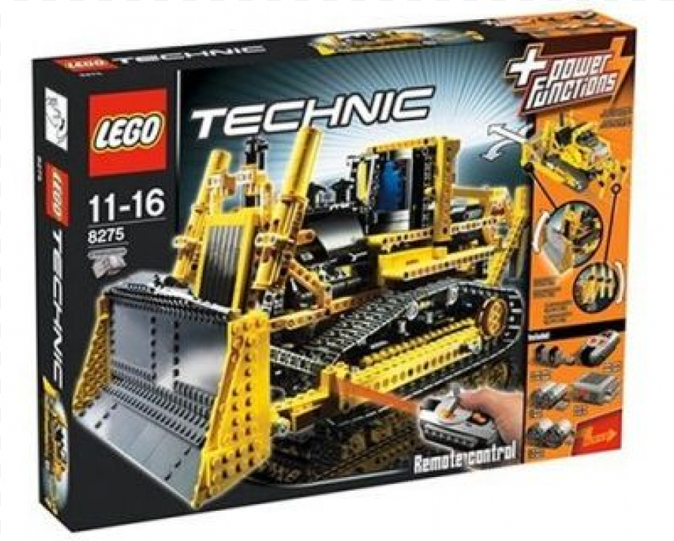 1 8275 Lego Technic Motorised Bulldozer, Machine, Person Free Png Download