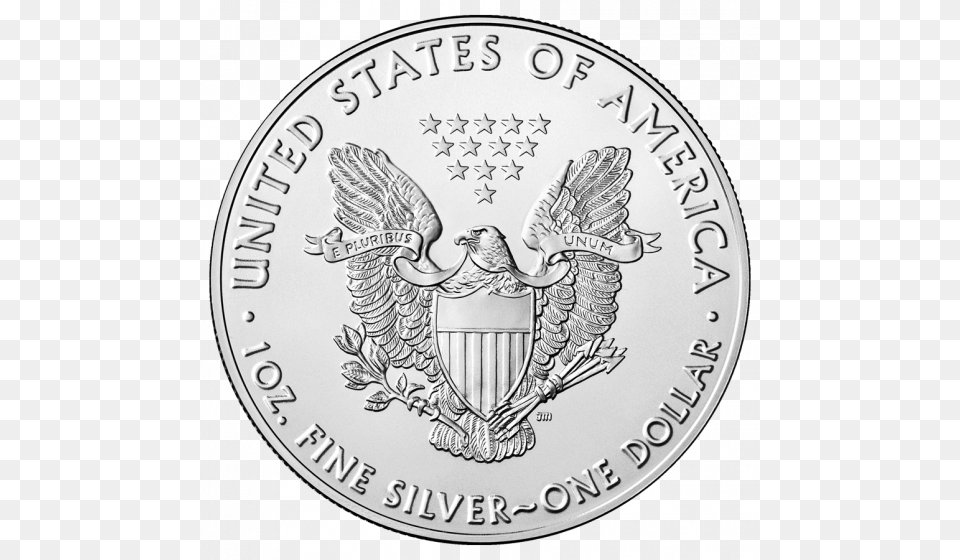 1 Dollar Mnze 1 Unze Silver 2016, Animal, Bird, Coin, Money Free Png