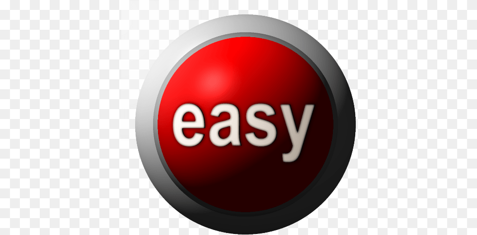 1 Easy Button, Sign, Symbol, Road Sign Free Png Download
