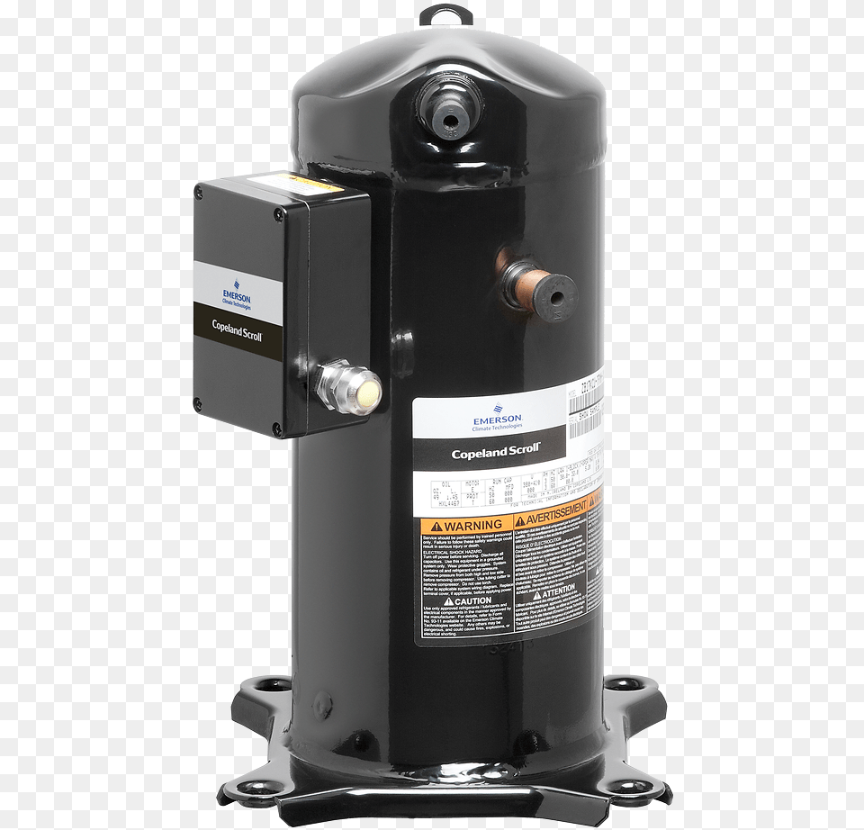 1 Hr Zf Copeland Scroll Compressor Catalogue, Appliance, Device, Electrical Device, Heater Free Transparent Png