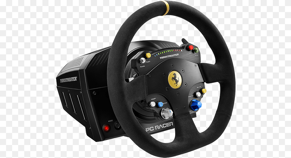 1 Largeproducttspcracer F488challenge Thrustmaster Ts Pc Racer, Steering Wheel, Transportation, Vehicle Free Png Download