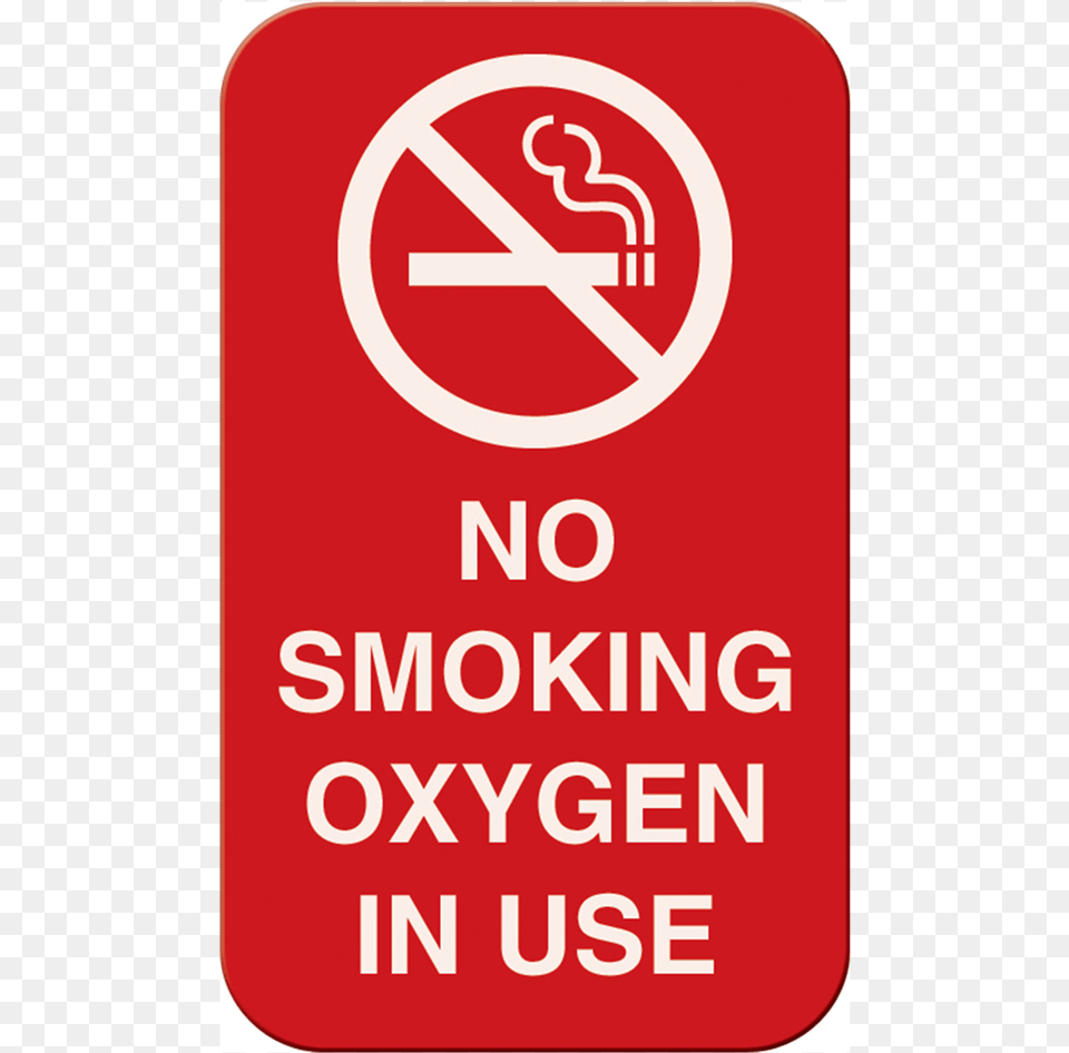 1 Oxygen Sign Red, Symbol, Road Sign Png Image