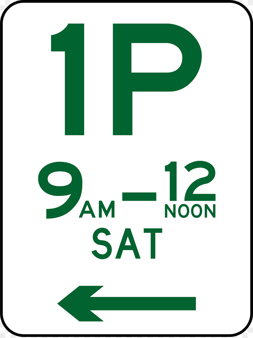 1 Parking Permitted 1 Hour 1 Time Of Parking Clipart, Symbol, First Aid, Text, Sign Free Transparent Png