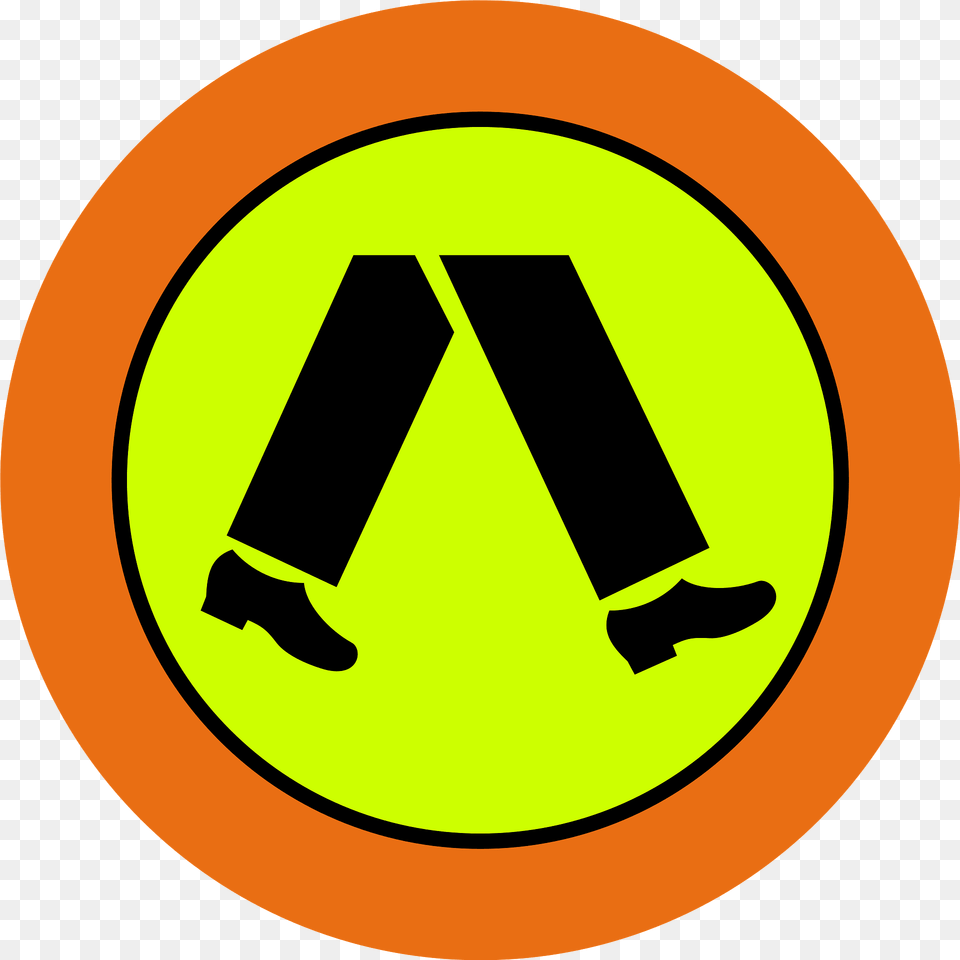 1 Pedestrian Crossing With Target Board Used In Queensland Clipart, Sign, Symbol, Person, Walking Png