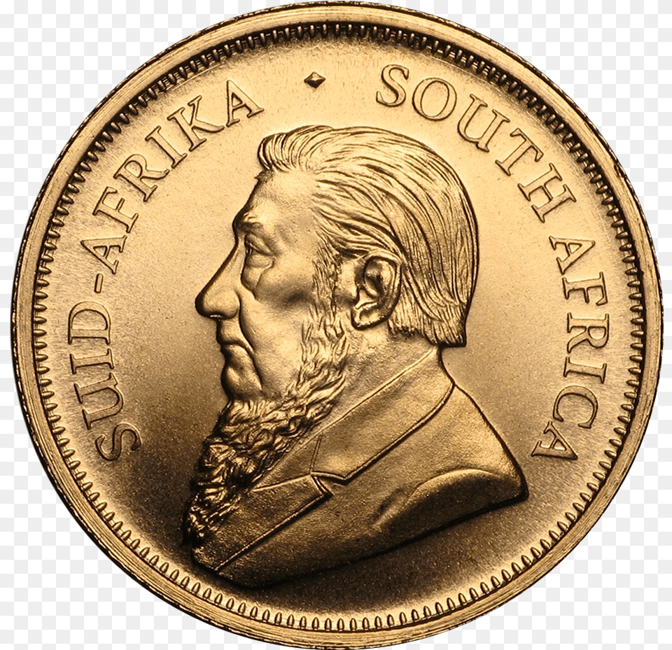 10 Oz Krugerrand Gold Coin 2018 2 20 Francs Albert, Adult, Male, Man, Money Free Transparent Png
