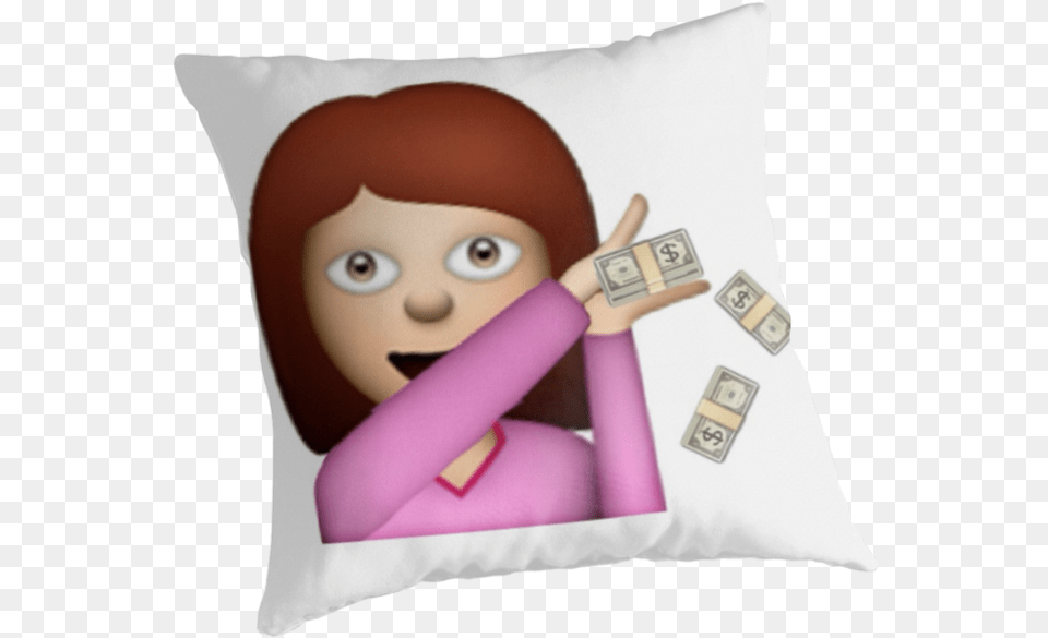 10 Rain Emoji Funny Spending Money Meme, Cushion, Home Decor, Doll, Toy Free Transparent Png