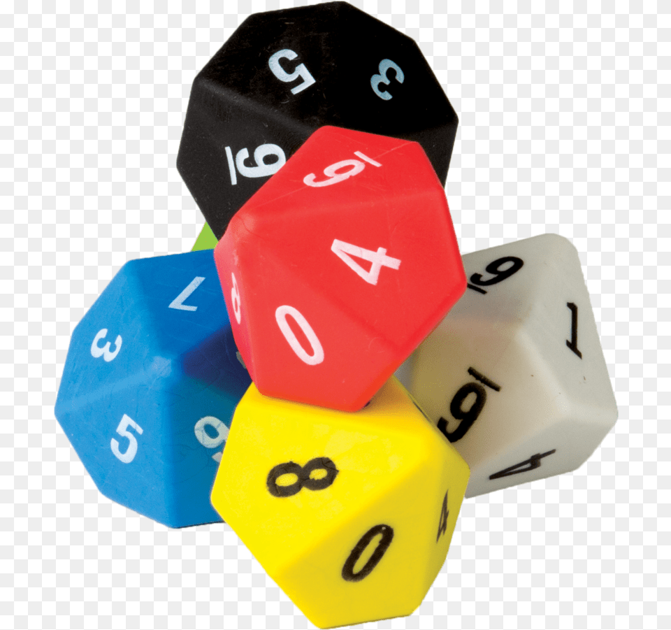 10 Sided Dice 6 Pack Image Dice, Game Free Transparent Png