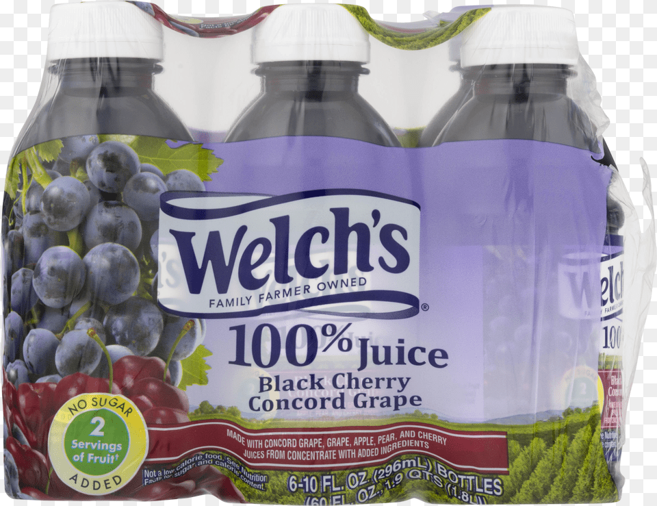 100 Juice Black Cherry Concord Grape 10 Welch39s Grape Juice, Food, Fruit, Plant, Produce Free Png