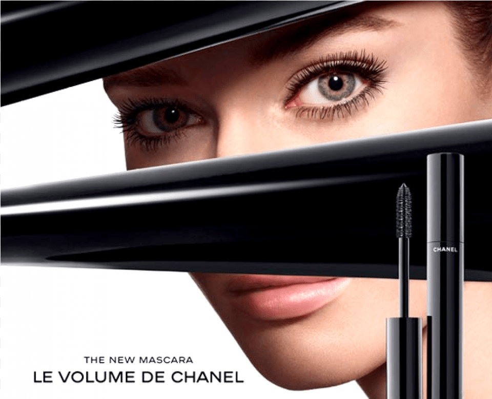 1000x1000 Chanel Le Volume Mascara Ad, Cosmetics, Adult, Female, Person Free Png Download