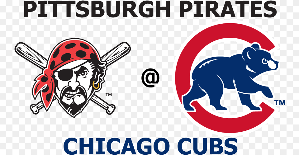 1000x500 Pirates Cubs Pittsburgh Pirates Pirate Logo, People, Person, Face, Head Png