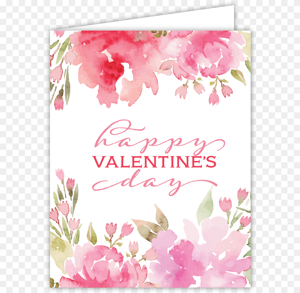1001 Pretty Floral Happy Valentines Day 219 1001 Woman Of Faith Bulletin Cover, Envelope, Greeting Card, Mail, Flower Free Transparent Png