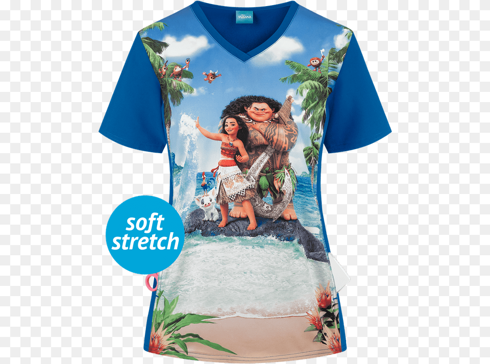 Maui Moana, T-shirt, Clothing, Adult, Person Png Image