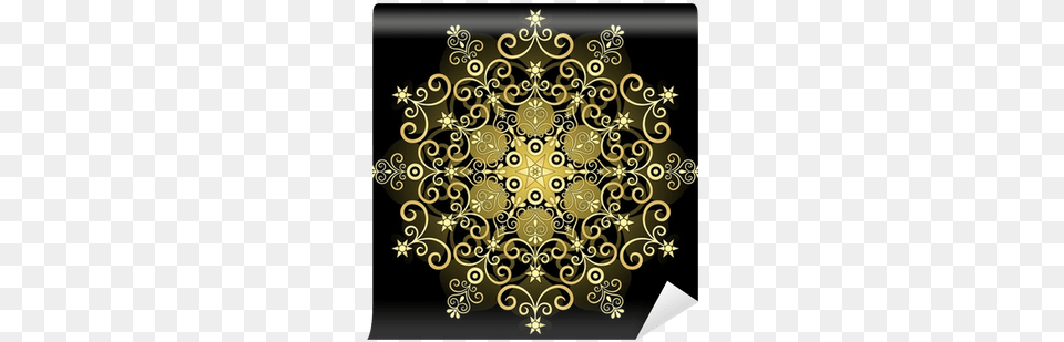 Gold Snowflakes, Art, Floral Design, Graphics, Pattern Free Png Download