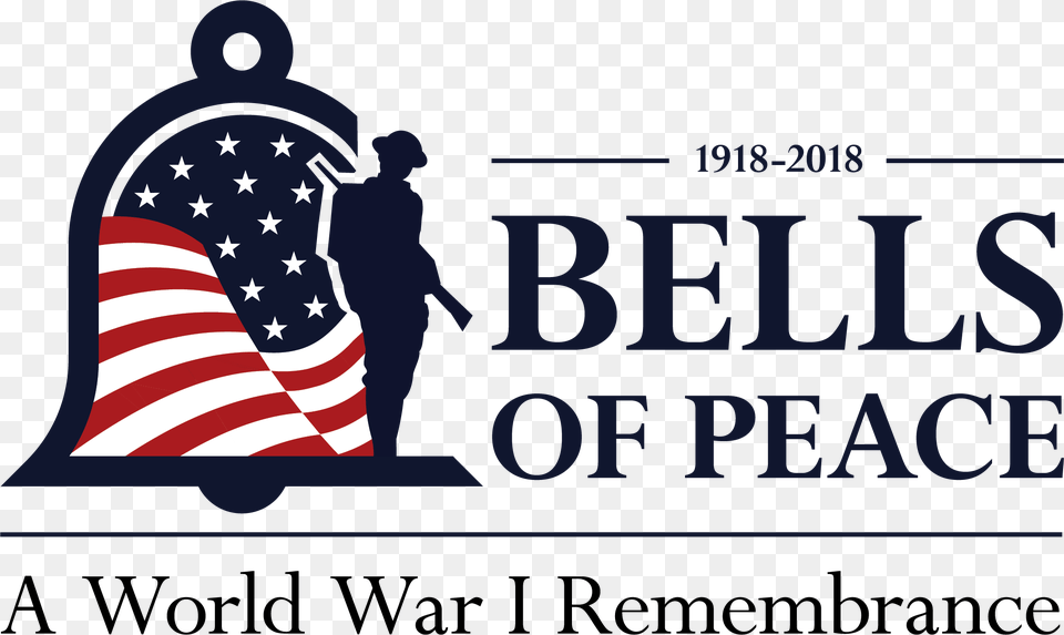 100th Anniversary Of Veterans Day Bells Of Peace Wwi, American Flag, Flag, Adult, Male Png Image