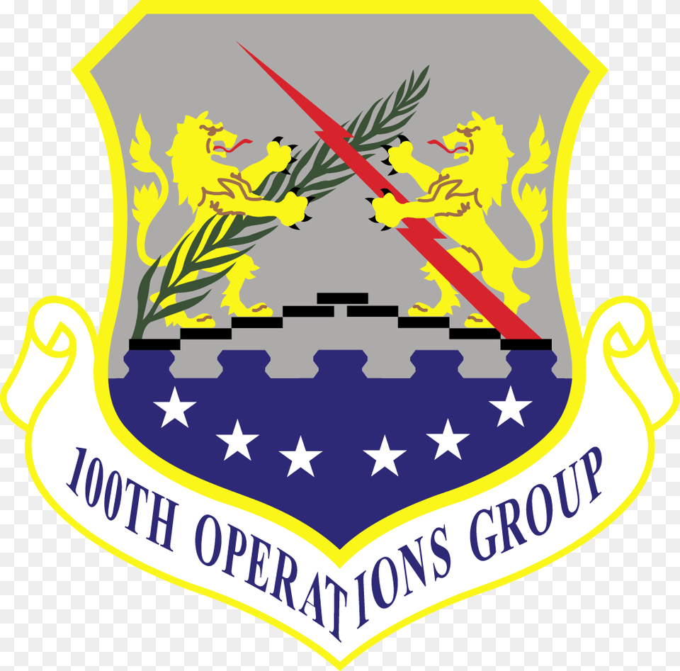 100th Operations Group Patch 100th Air Refueling Wing Patch, Badge, Logo, Symbol, Emblem Free Png Download