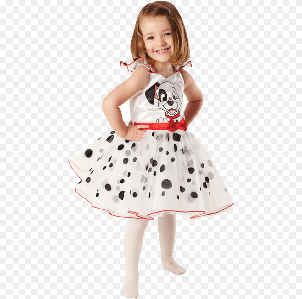 101 Dalmatians Ballerina Dress World Book Day Girls Costume, Skirt, Clothing, Person, Girl Png