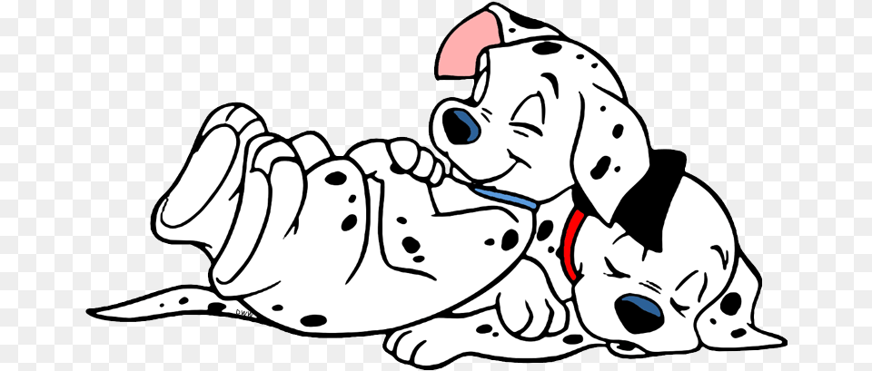 101 Dalmatians Puppies Sleeping, Animal, Canine, Mammal, Person Free Png