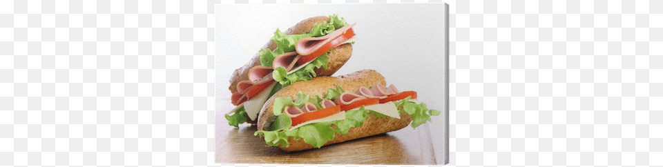 Baguette, Food, Lunch, Meal, Sandwich Png Image