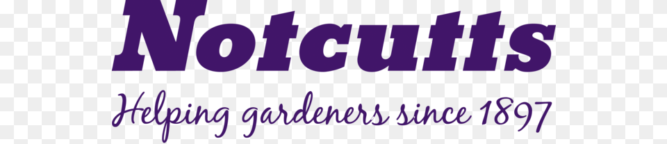 104 Pixels Notcutts Garden Centre Logo, Purple, Text, People, Person Free Png Download