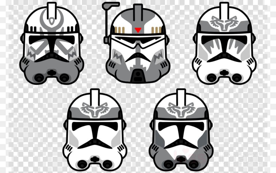 104th Battalion Wolf Pack Clipart Star Wars Star Wars Wolf Pack Legion, Stencil, Ball, Sport, Football Png Image