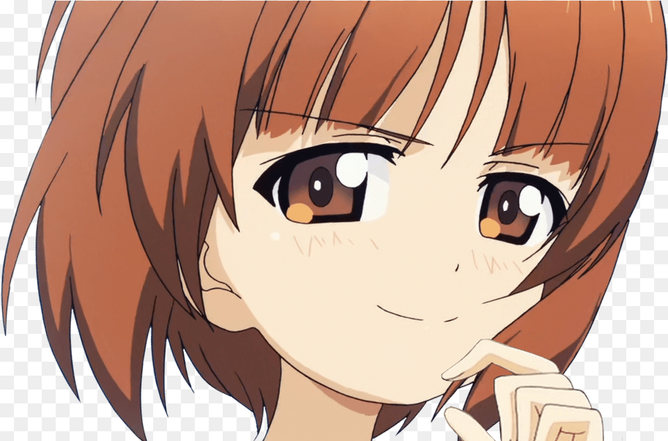 1087x710 Smug Girl Und Panzer Miho, Book, Comics, Publication, Person Free Transparent Png