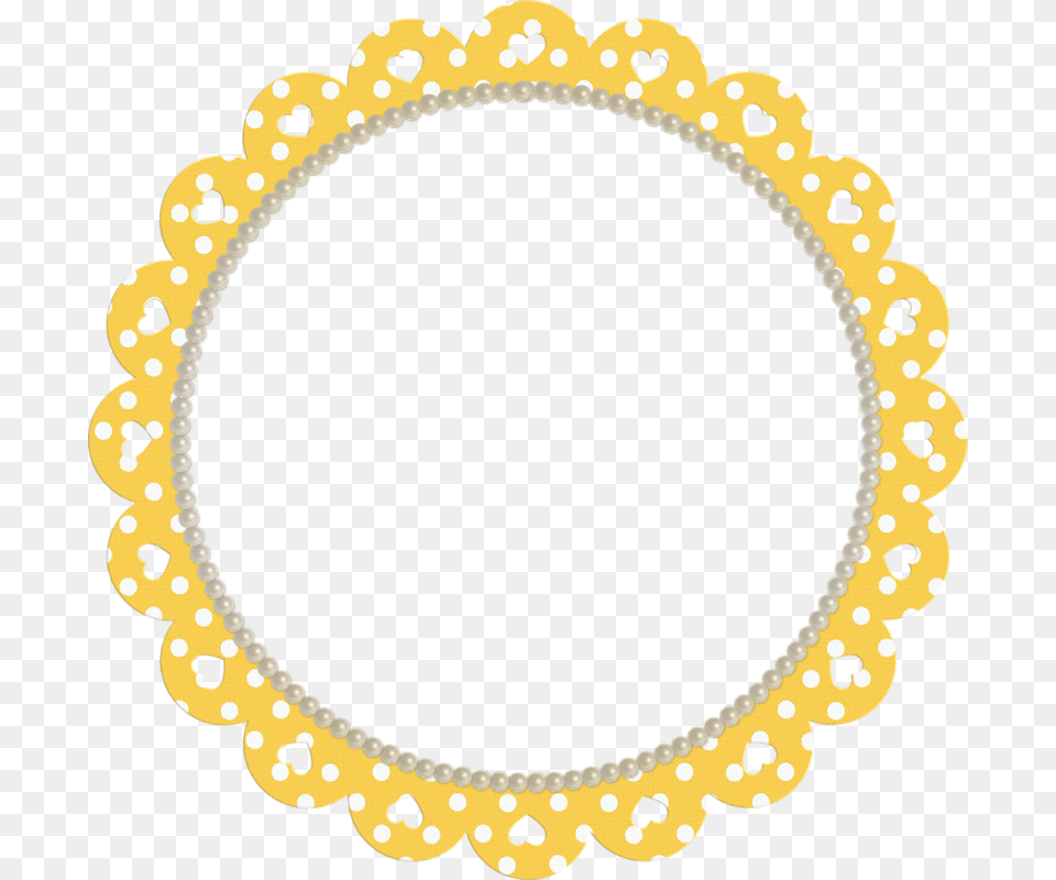 Xl Frame Clipart Round Frame Boarders Ribbon Circle, Oval, Accessories, Jewelry, Necklace Png Image