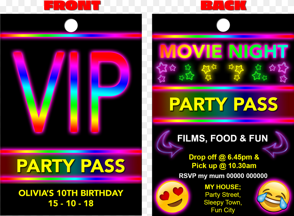 10th Birthday Sleepover Invitations, Scoreboard, Light Free Png Download