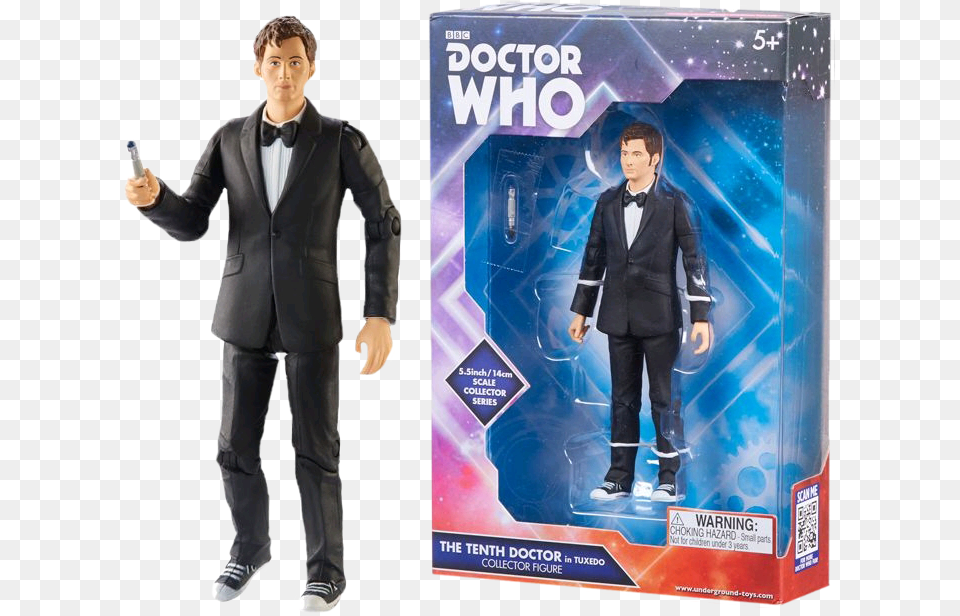 10th Doctor In Tuxedo 6 Action Figure Doctor Who Action Figures 10th Doctor, Suit, Formal Wear, Coat, Clothing Free Transparent Png