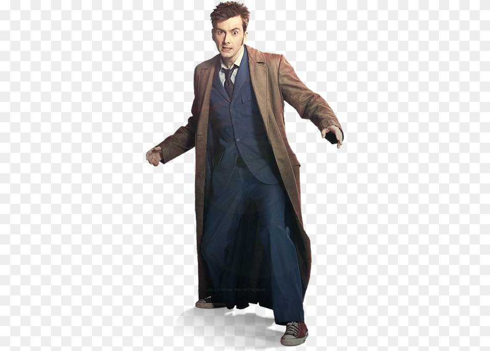 10th Doctor Series, Clothing, Coat, Formal Wear, Long Sleeve Png Image