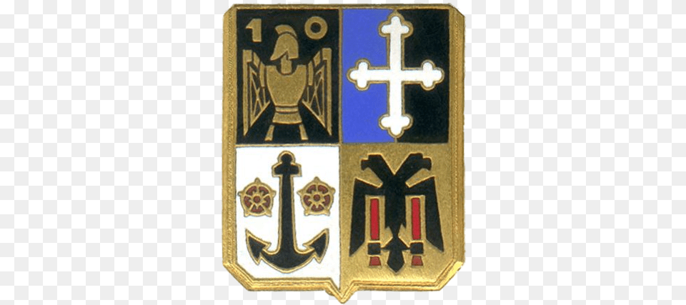 10th Engineer Regiment French Army 10e Regiment Du Genie, Cross, Symbol, Armor, Electronics Png Image