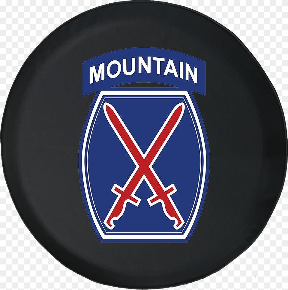 10th Mountain Division Patch, Plate, Symbol Png Image