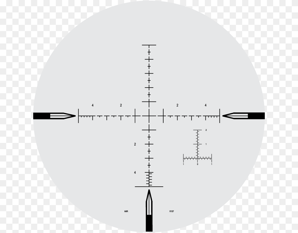 10x 24mm Mil R Great Scope Red Fort, Chart, Plot, Cross, Symbol Free Png