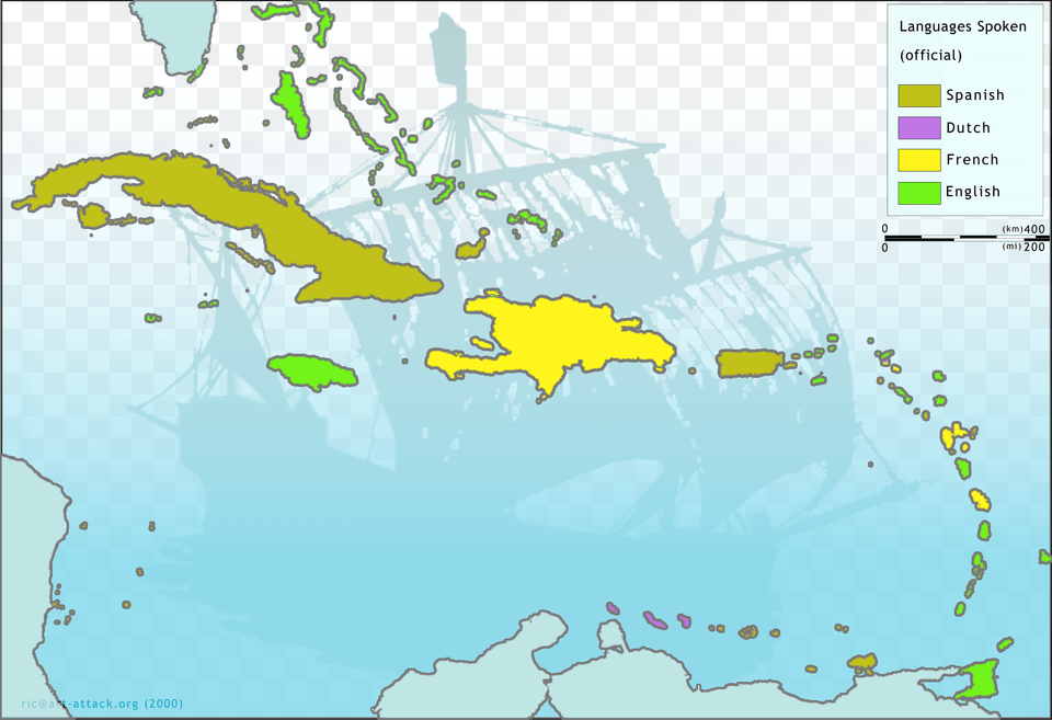 11 August 2010 Caribbean Languages, Chart, Map, Plot, Atlas Png Image