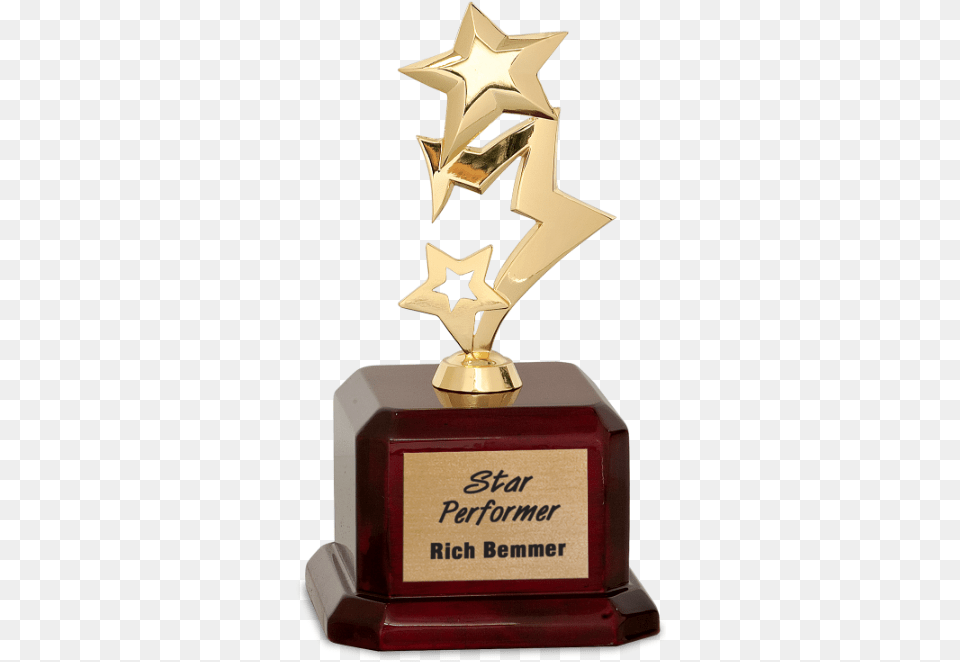 11 Rising Star Award, Trophy Free Png Download