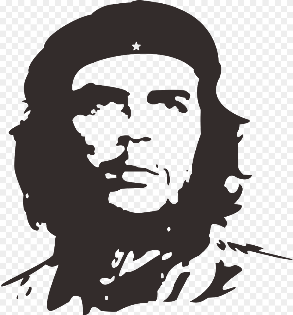 Che Guevara, Stencil, Person, Face, Head Png Image