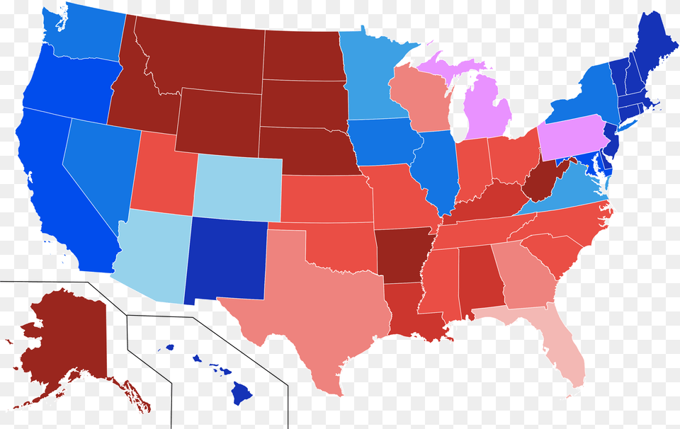 116th Us Congress House Trump Electoral College Win, Chart, Map, Plot, Atlas Png Image