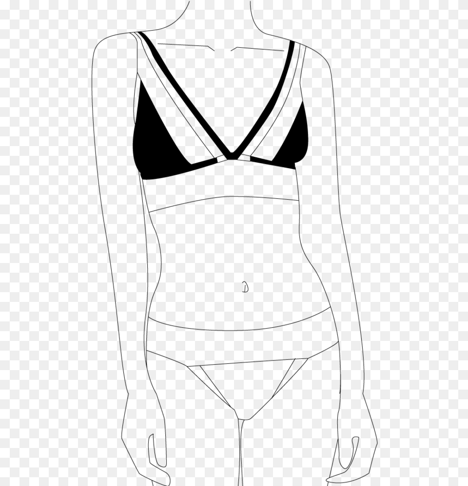 Lingerie, Gray Free Png