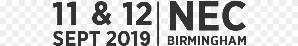 11th 12th September 2019 At The Nec Birmingham Human Action, Text, Symbol, Number, Alphabet Free Png